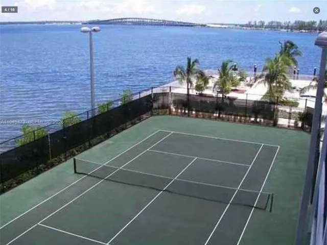 a view of a tennis court
