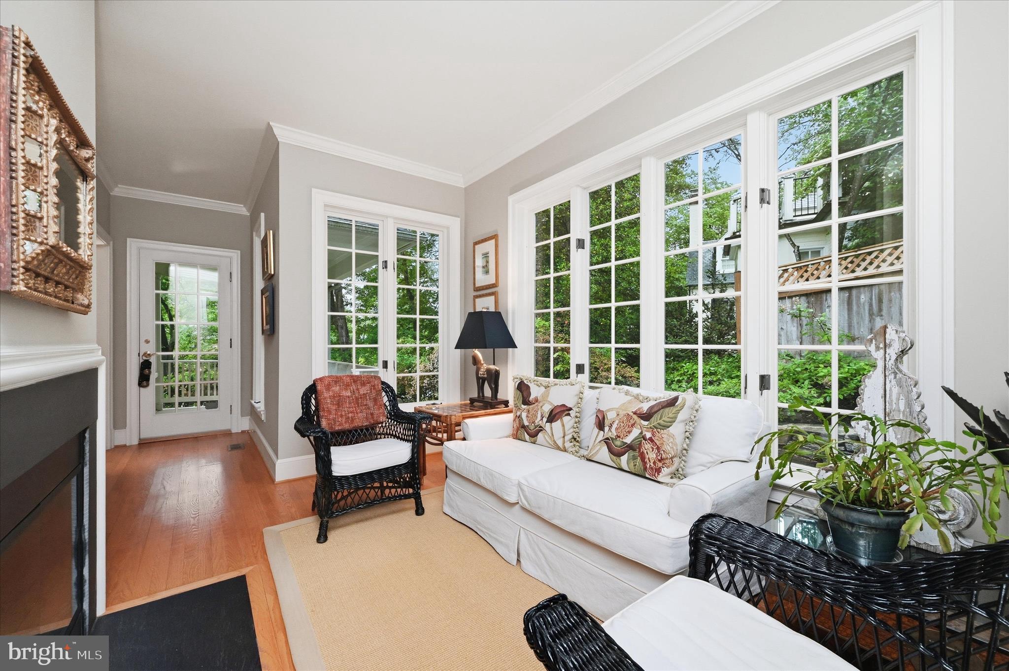 3824 Military Road Arlington, VA 22207 - Photo 17 of 54 a living room with furniture and a large window