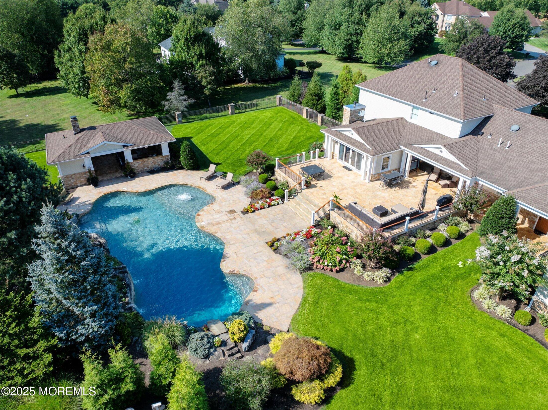 10 Yellow Brook Road Holmdel, NJ 07733 - Photo 2 of 64 an aerial view of a house with a garden