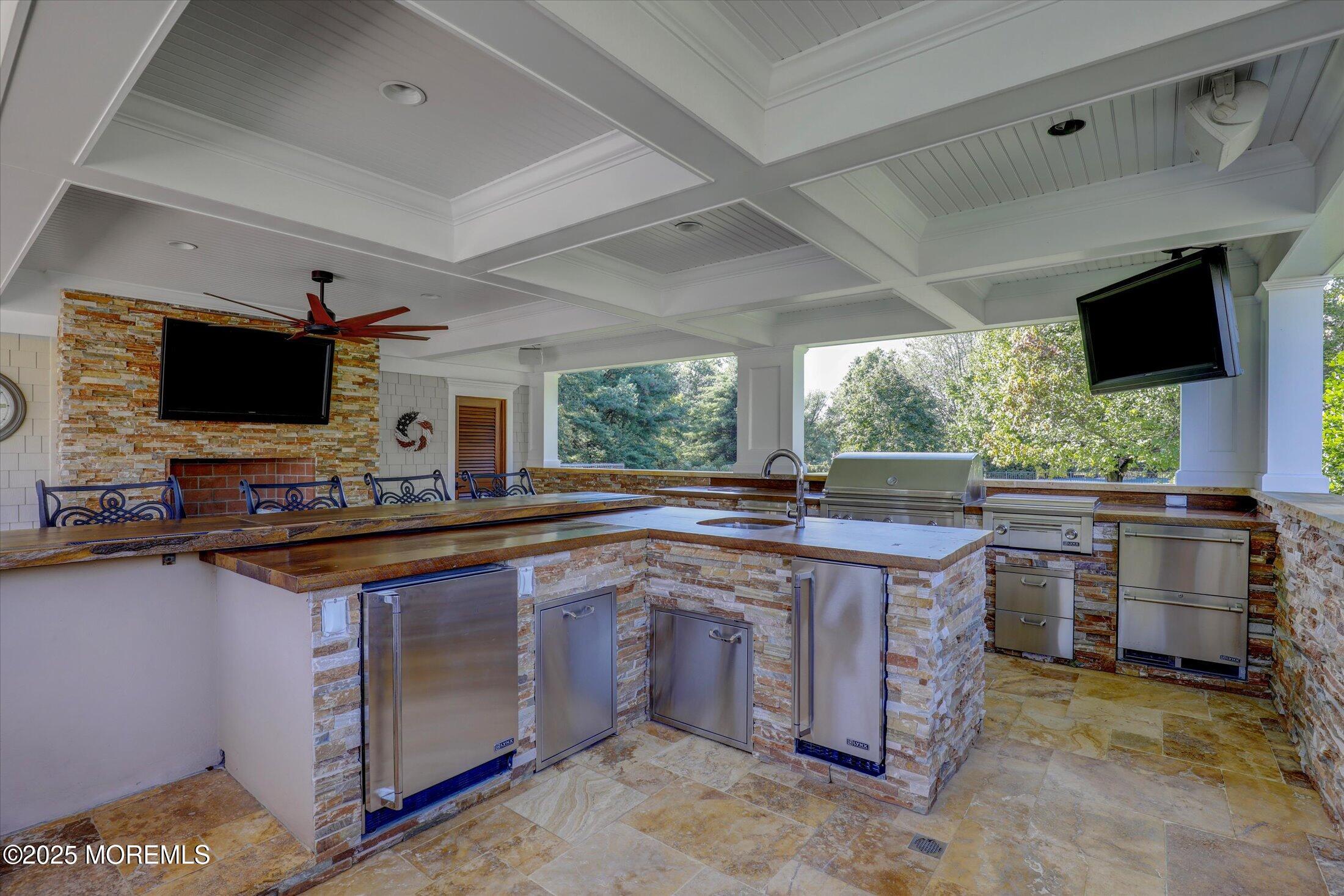 10 Yellow Brook Road Holmdel, NJ 07733 - Photo 56 of 64 a kitchen with a sink and a stove top oven