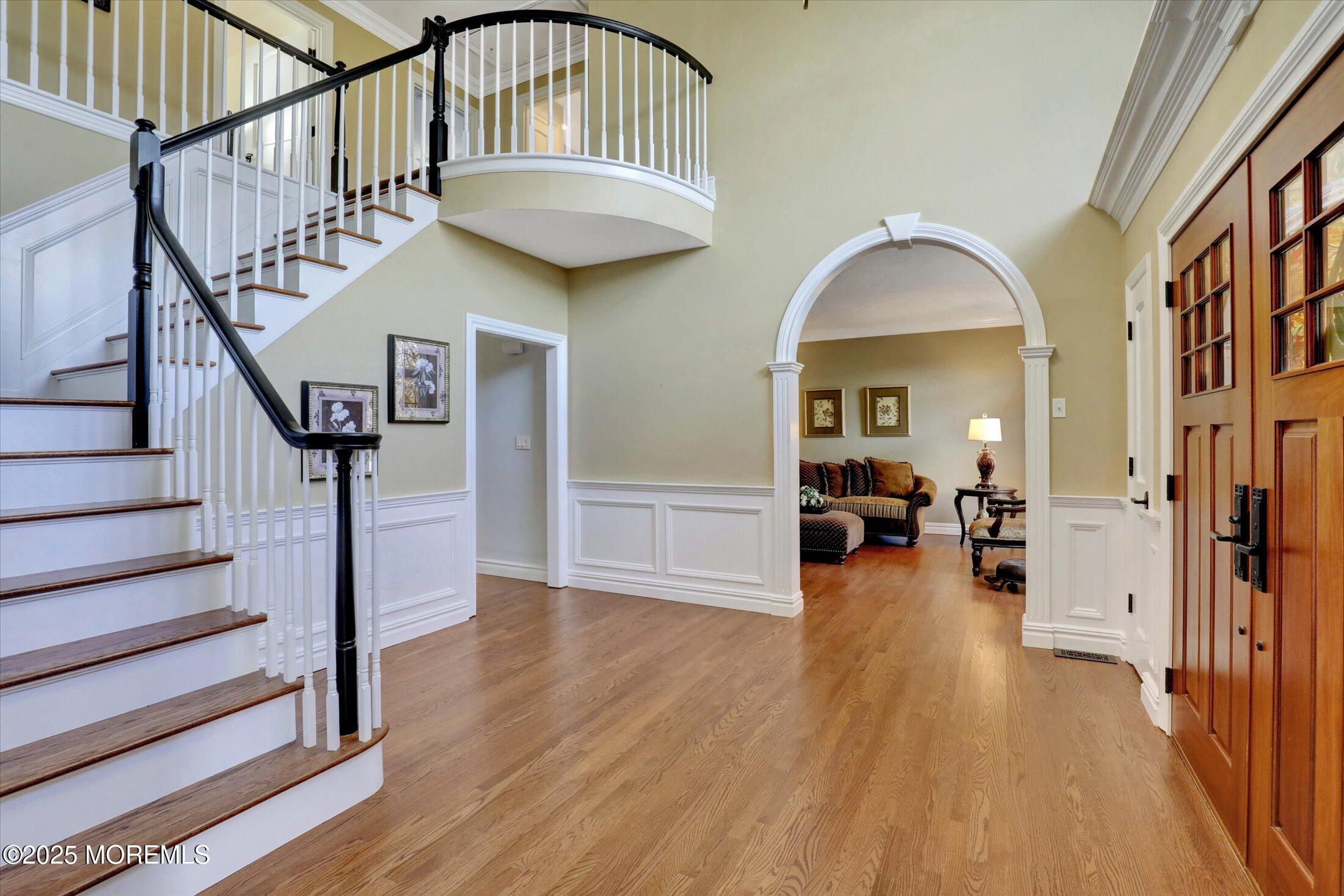 10 Yellow Brook Road Holmdel, NJ 07733 - Photo 6 of 64 a view of entryway and hall with wooden floor