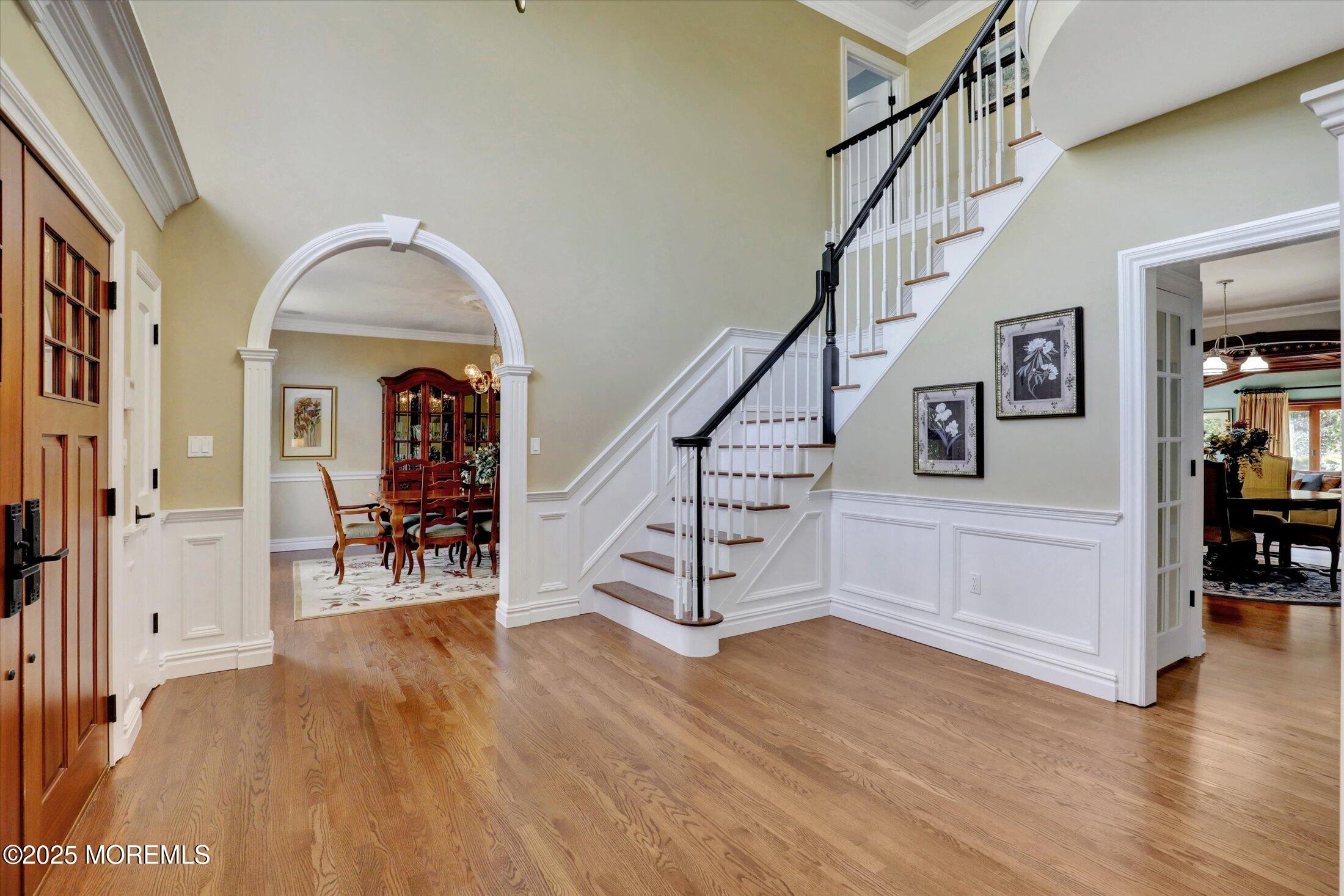 10 Yellow Brook Road Holmdel, NJ 07733 - Photo 7 of 64 a view of entryway and hall with wooden floor