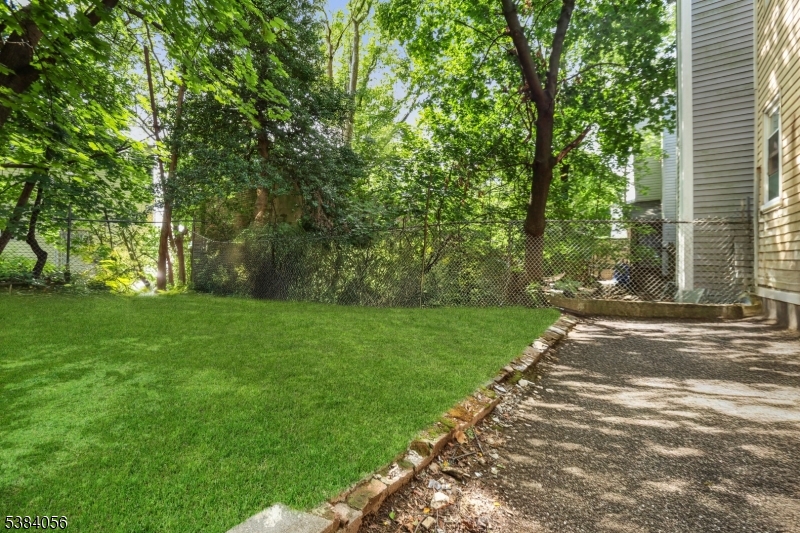 406 South 15th Street Newark, NJ 07103 - Photo 31 of 32 a view of a yard with plants and large trees