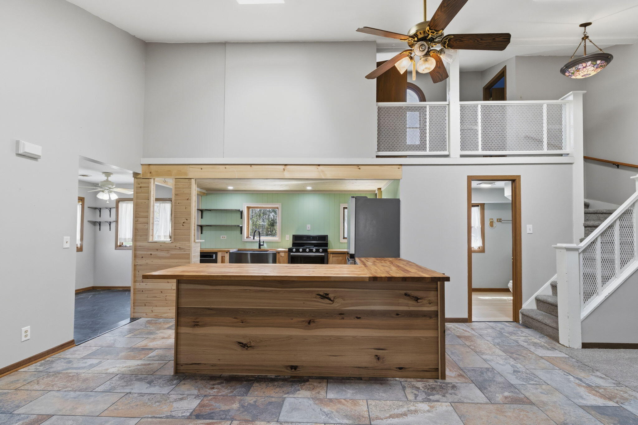 28711 Silver Lake Road Salem Lakes, WI 53168 - Photo 6 of 38 View into Kitchen