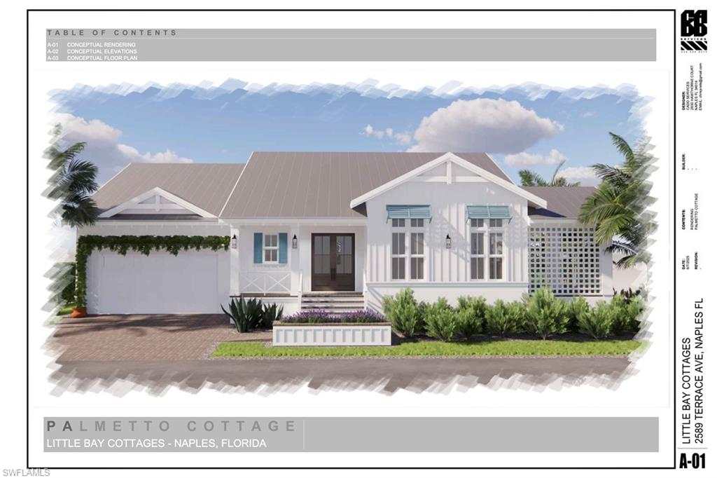 Terrace Avenue Naples, FL 34104 - Photo 8 of 9 a front view of a house with a yard