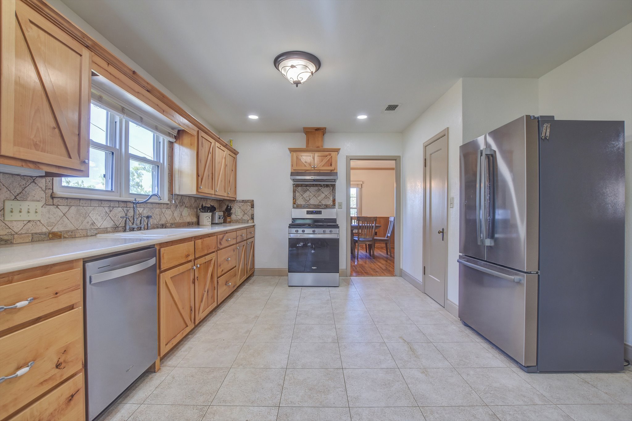 18601 County Road 214 Brookesmith, TX 76827 - Photo 29 of 39 Hunter's Cabin: Kitchen with stainless steel appliances