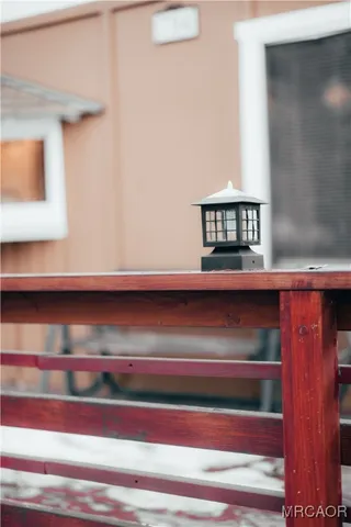 a backyard of a house with seating space