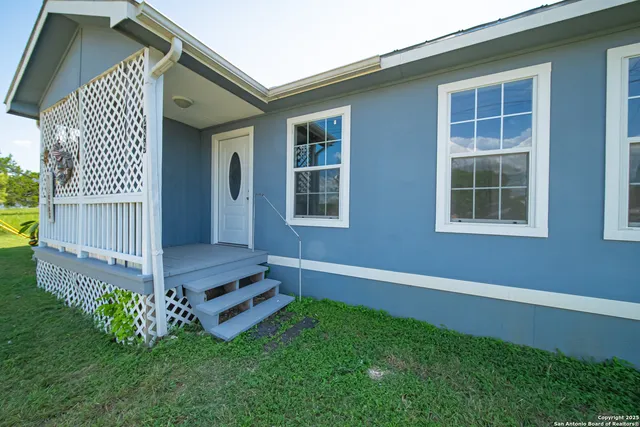 a view of front door of a house