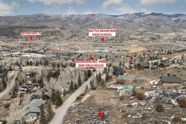 a view of city and mountain