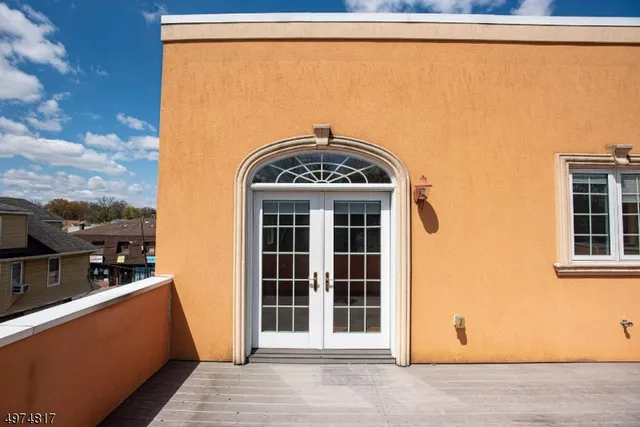 a view of an entryway door