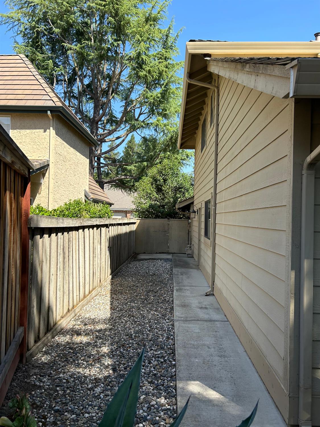 1067 Rio Cidade Way Sacramento, CA 95831 - Photo 31 of 33 a pathway of a house with wooden fence