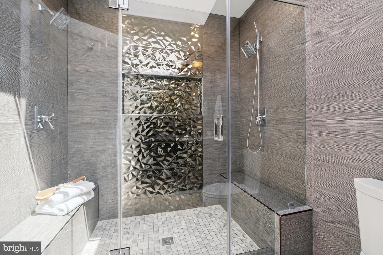 74 R Street Northwest, Unit 2 Washington, DC 20001 - Photo 22 of 37 Master Walk In Shower