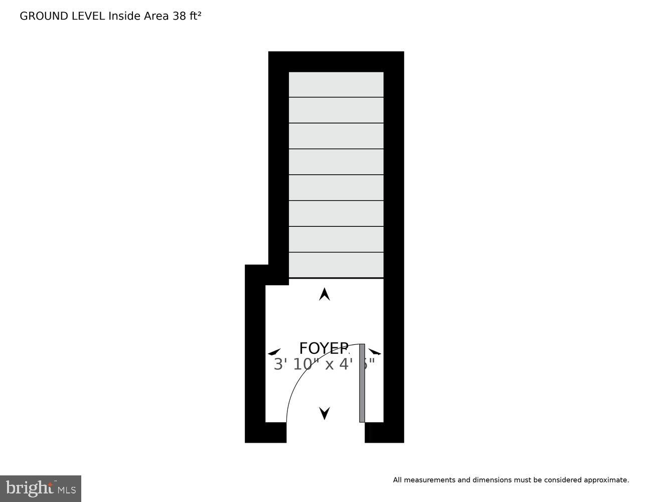 74 R Street Northwest, Unit 2 Washington, DC 20001 - Photo 35 of 37 Entry Floor Plan