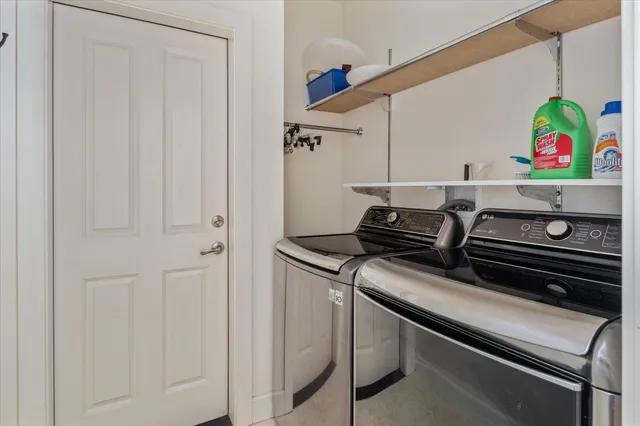 a view of backyard with cabin