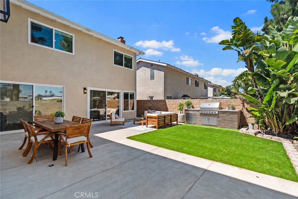 3871 Hendrix Street Irvine, CA 92614 - Photo 48 of 75 AI generated photo- all connections are ready to install a Barbeque island