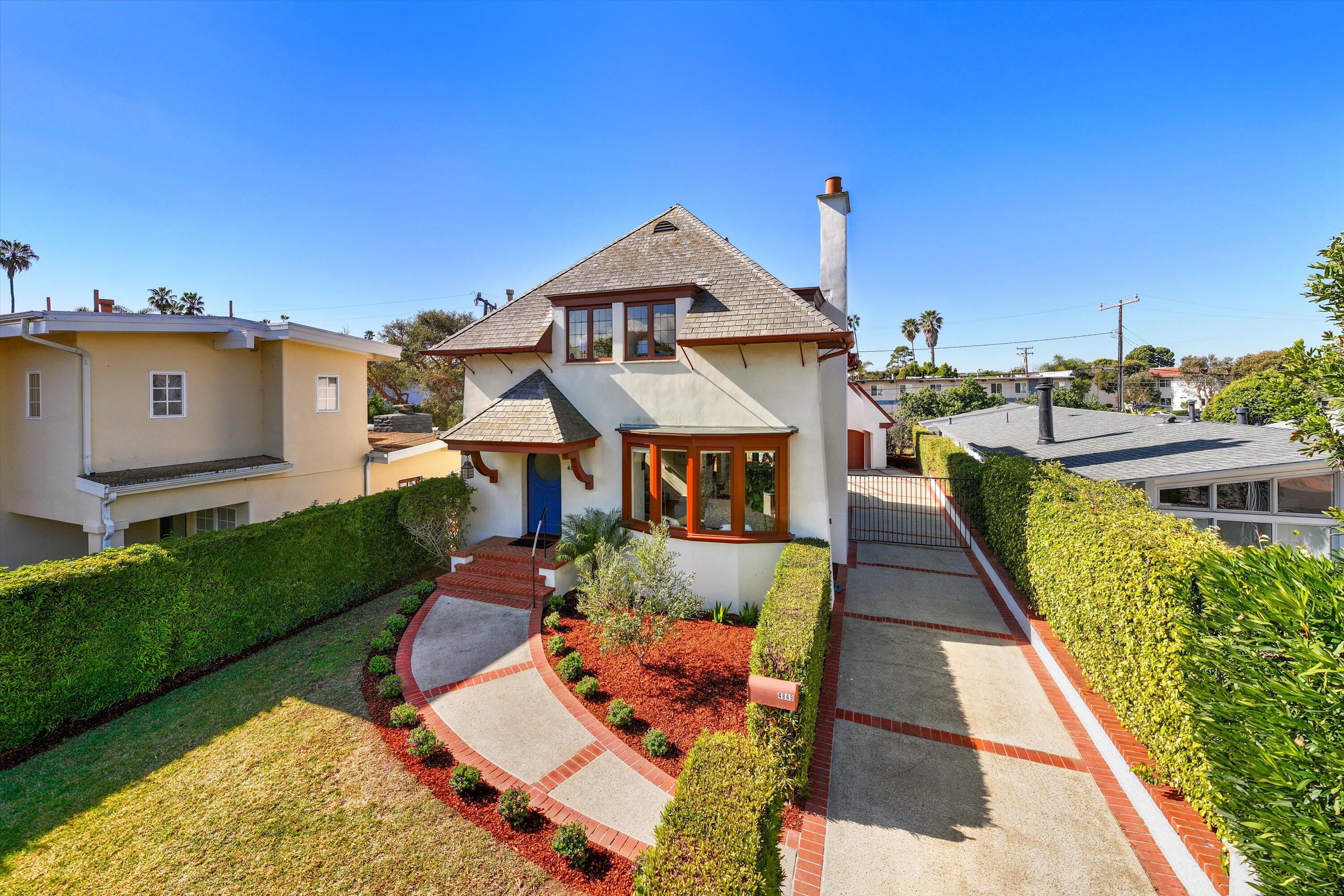 4849 3rd Street Carpinteria, CA 93013 - Photo 2 of 48 an aerial view of a house with a yard