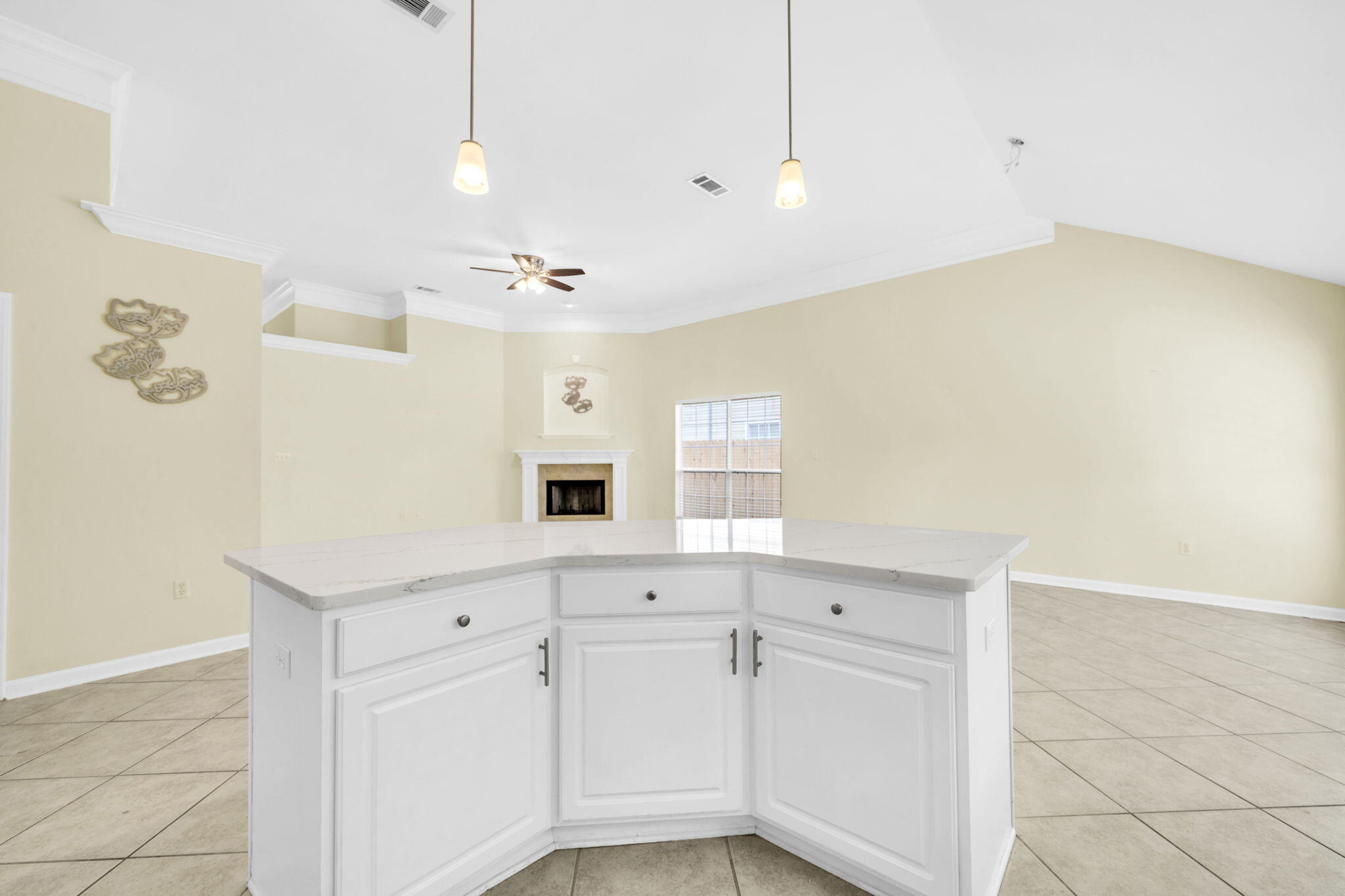 59 Hidden Lakes Drive Destin, FL 32550 - Photo 24 of 39 a view of cabinets a sink a dishwasher and a refrigerator in a white room