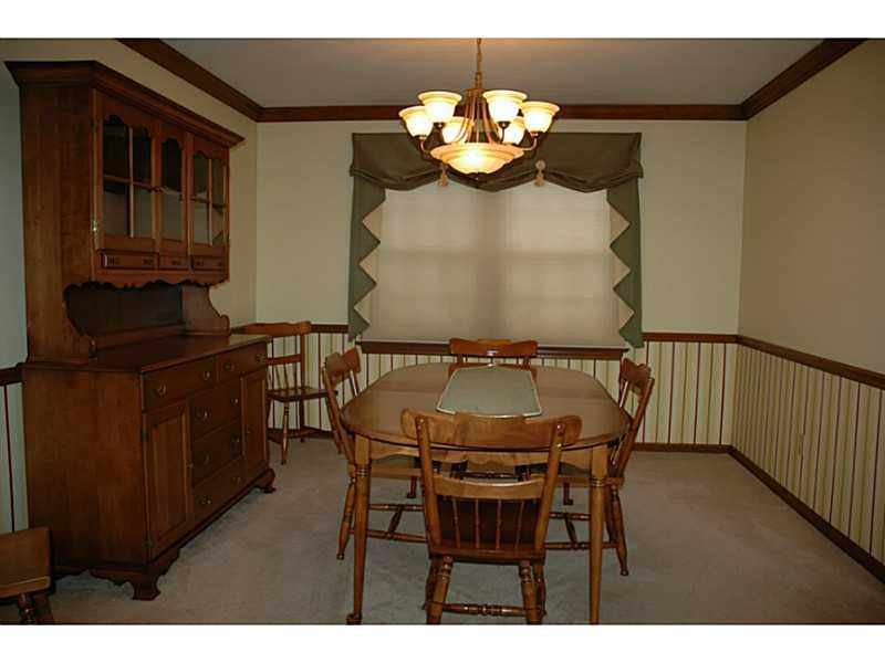 140 Weybridge Road Gibsonia, PA 15044 - Photo 6 of 21 Dining Room. Plenty of space for guests in this dining room. The walls have been decorated with a striped paint technique.
