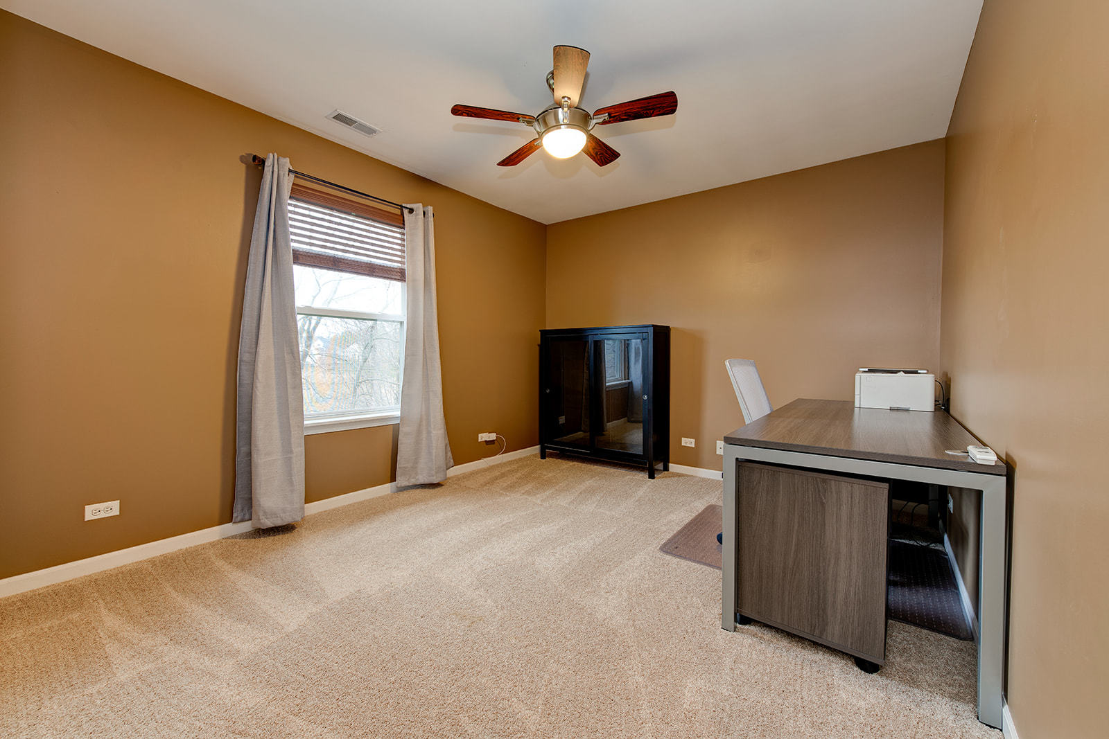 866 Deer Path Drive Antioch, IL 60002 - Photo 12 of 28 an empty room with windows and ceiling fan