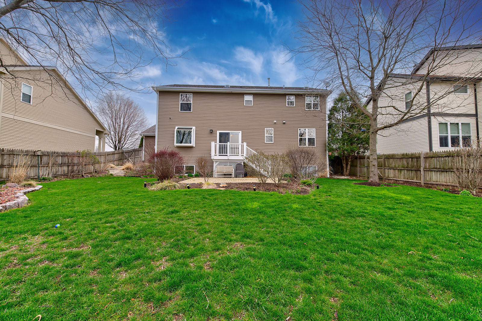 866 Deer Path Drive Antioch, IL 60002 - Photo 28 of 28 a front view of house with yard and green space