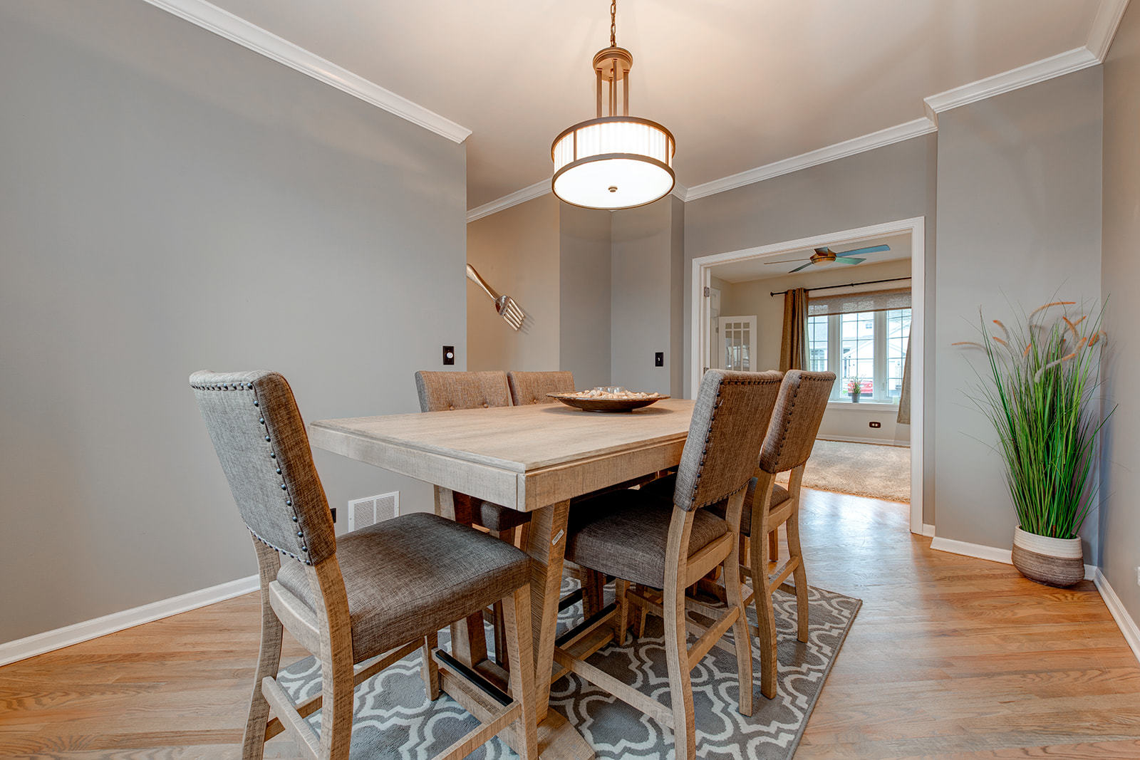 866 Deer Path Drive Antioch, IL 60002 - Photo 6 of 28 a view of a dining room with furniture and wooden floor