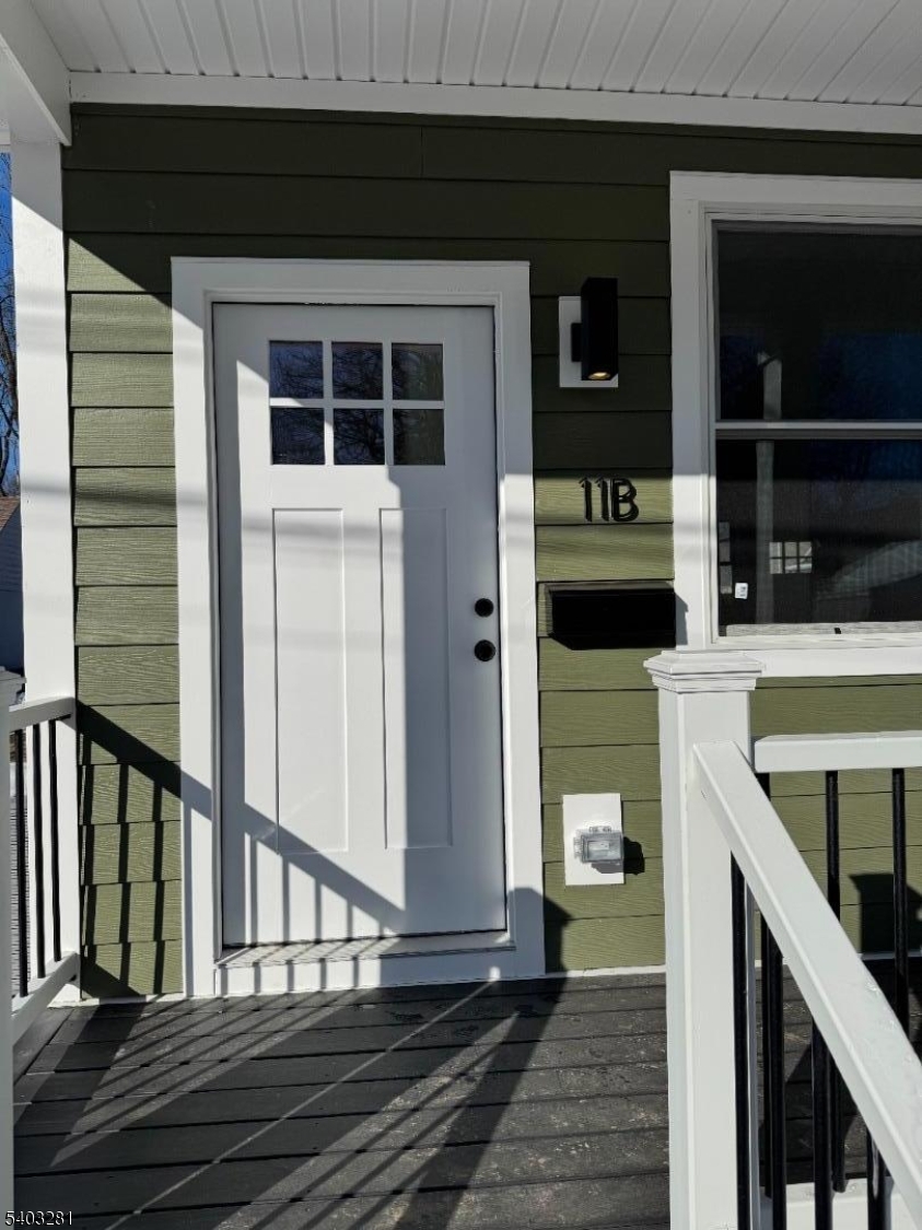 11 Cleveland Street, Unit B Morristown, NJ 07960 - Photo 3 of 19 a view of a entryway door of the house