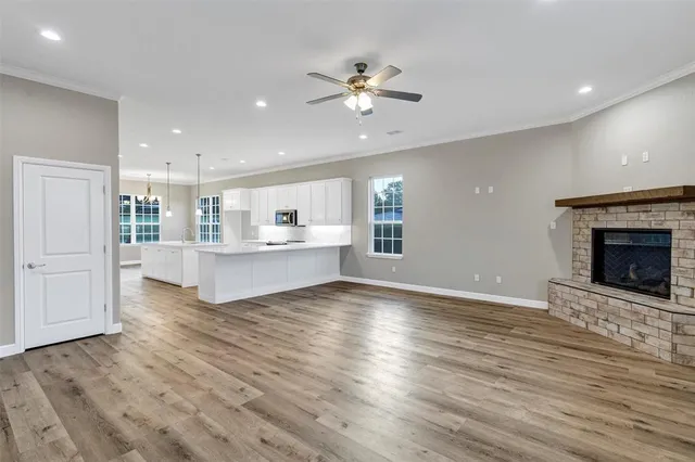 wooden floor in an empty room