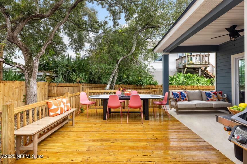 411 15th St Street St. Augustine, FL 32084 - Photo 46 of 51 Deck