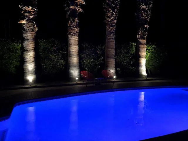 a view of swimming pool and outdoor space