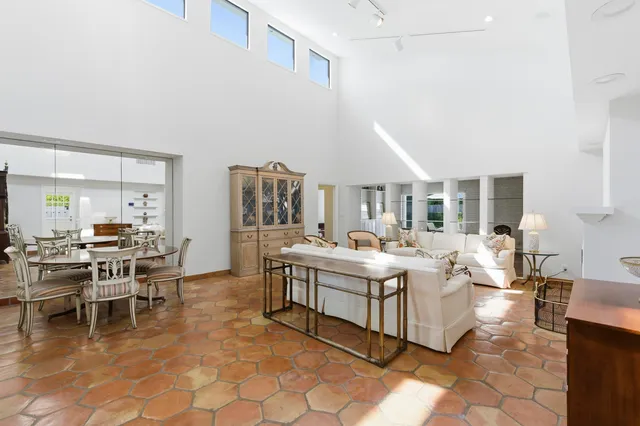 a large kitchen with stainless steel appliances lots of counter space sink and cabinets
