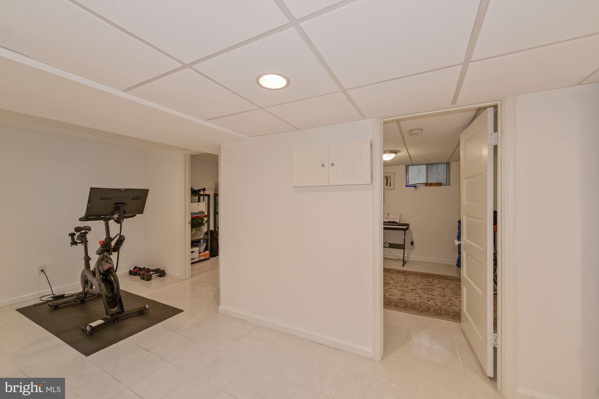 3412 Rittenhouse Street Northwest Washington, DC 20015 - Photo 23 of 33 Lower level workout space