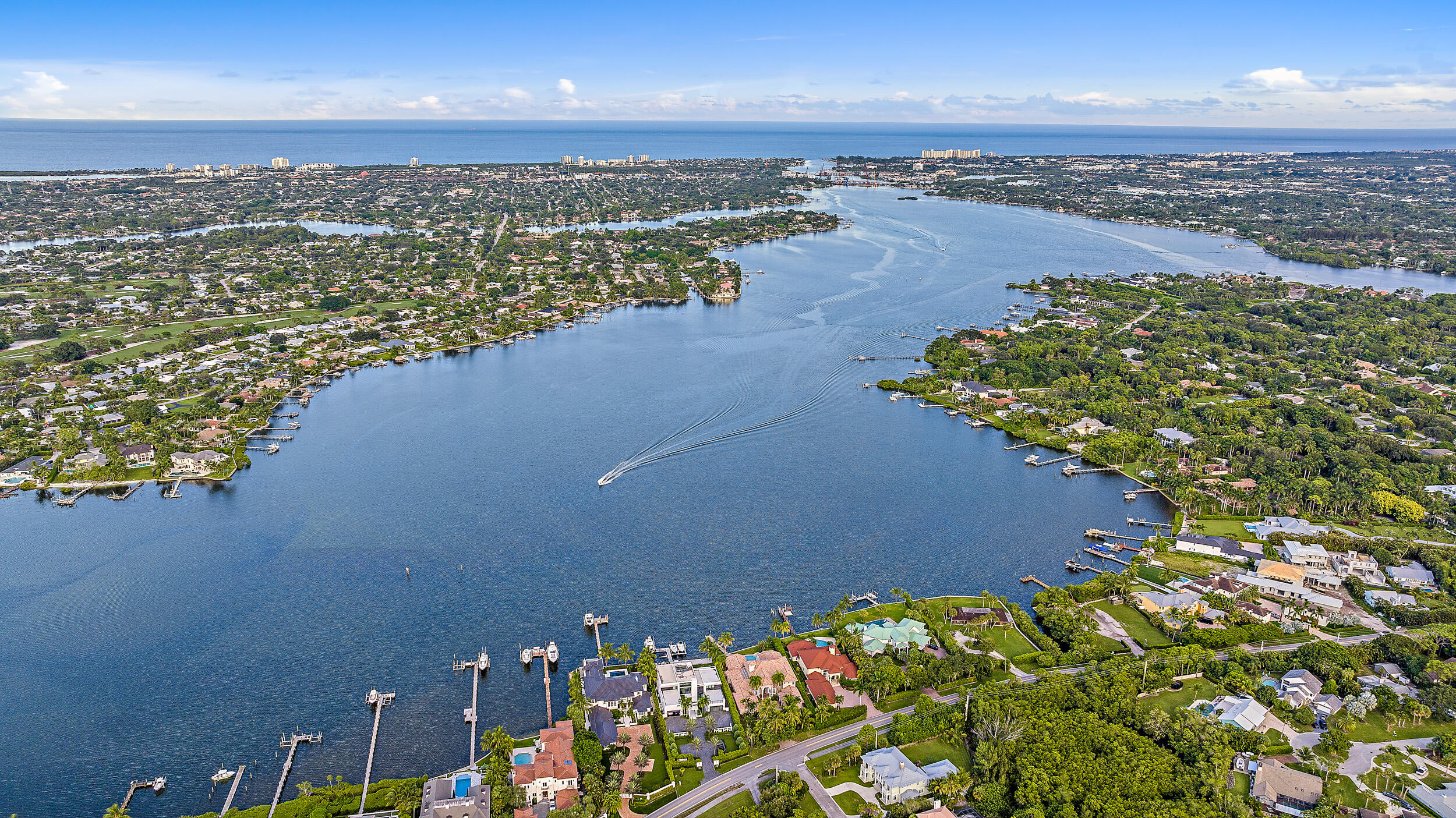 19010 Loxahatchee River Road Jupiter, FL 33458 - Photo 21 of 38 a view of a city and an ocean view
