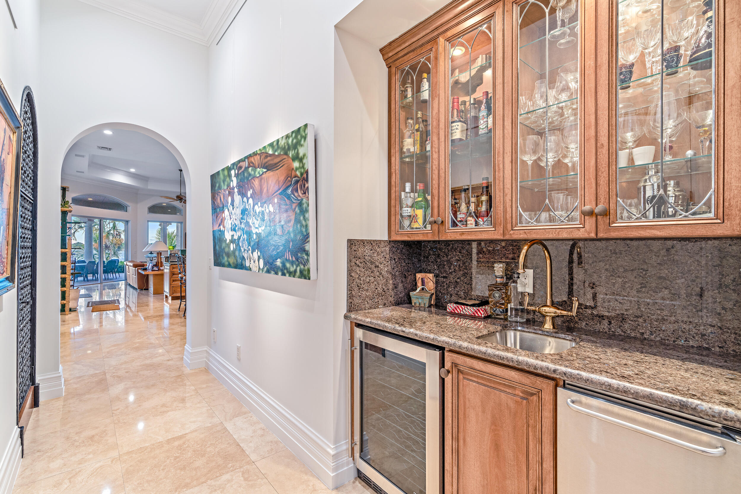 19010 Loxahatchee River Road Jupiter, FL 33458 - Photo 22 of 38 a kitchen with stainless steel appliances granite countertop a stove and cabinets