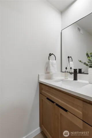 a close view of sink and tap