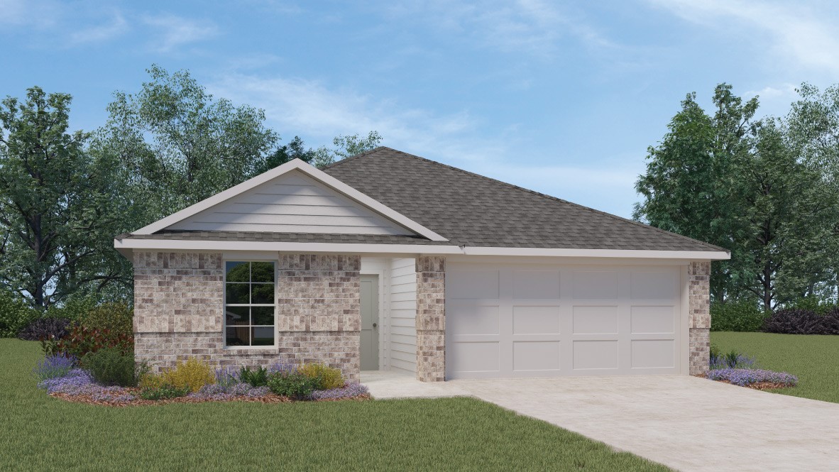 308 Addison Place Lockhart, TX 78644 - Photo 1 of 1 front view of house with a yard