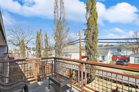 a workspace with a desk and a window