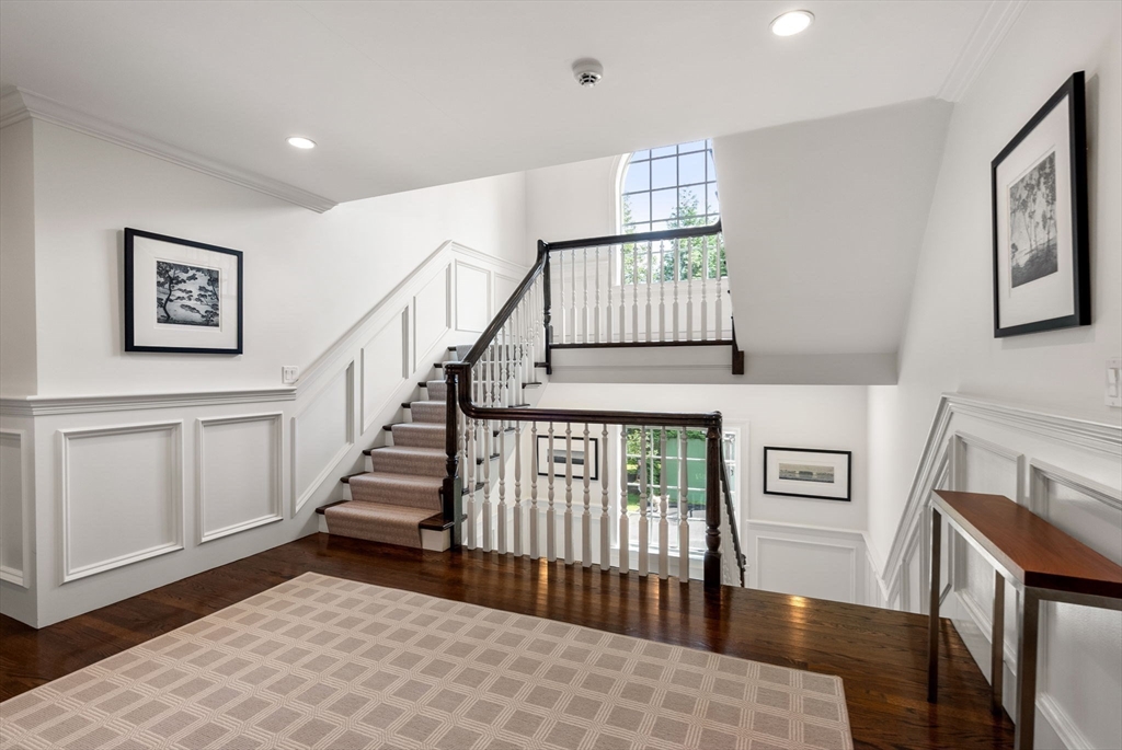 5 Beard Way Wellesley, MA 02482 - Photo 23 of 36 a view of entryway and hall with wooden floor