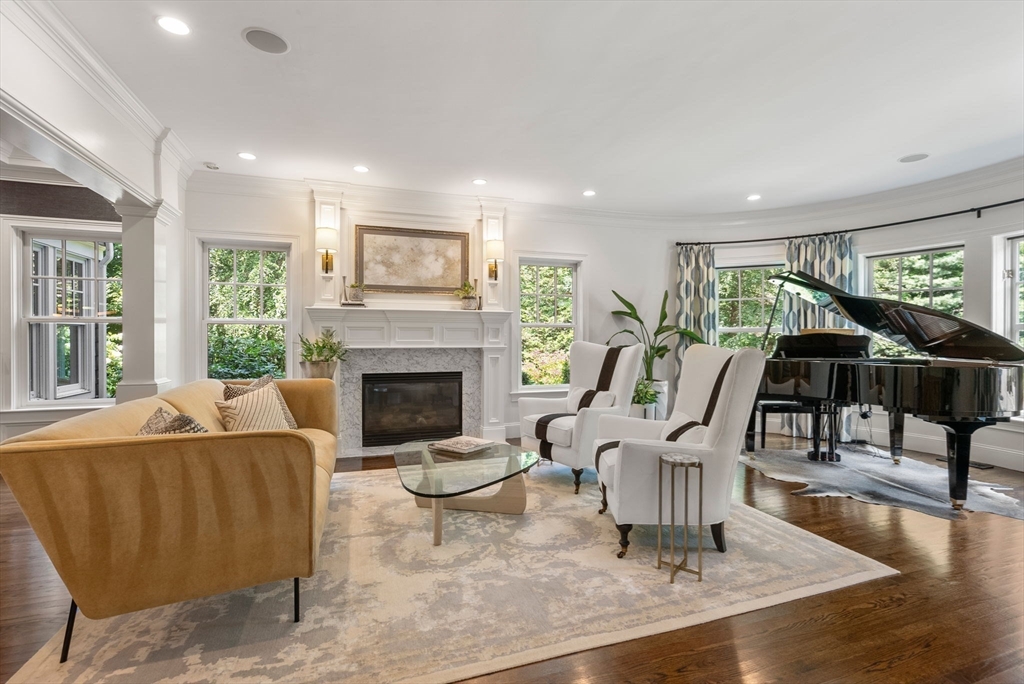 5 Beard Way Wellesley, MA 02482 - Photo 5 of 36 a living room with furniture and a wooden floor