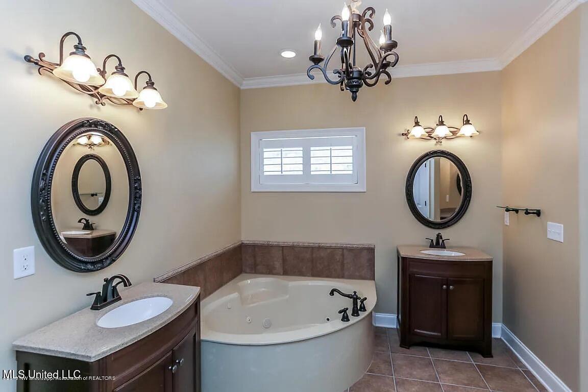 9077 Rue Orleans Lane Olive Branch, MS 38654 - Photo 10 of 18 primary bathroom