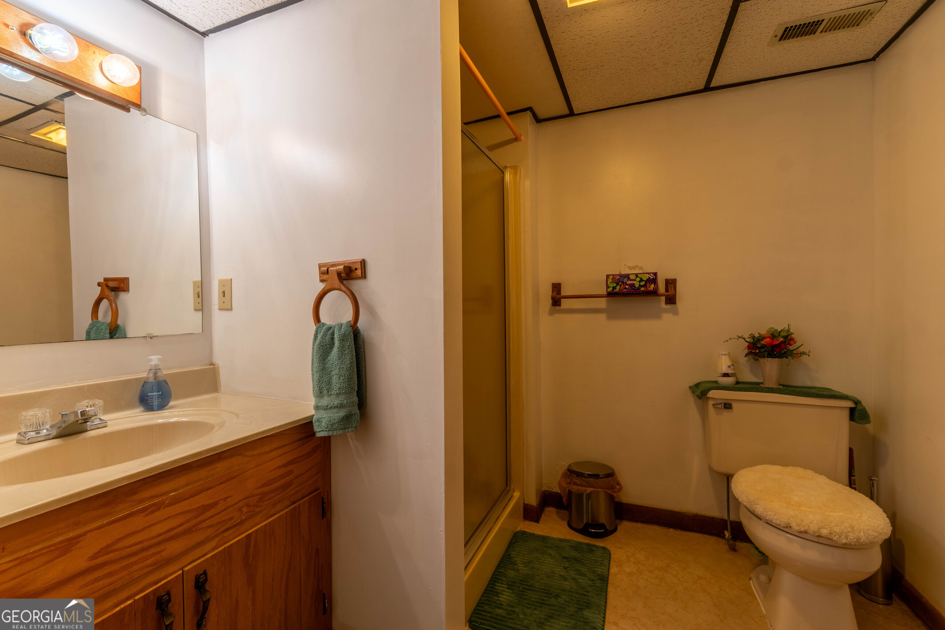 300 Sandy Gap Road Murphy, NC 28906 - Photo 40 of 48 a bathroom with a sink a toilet and shower