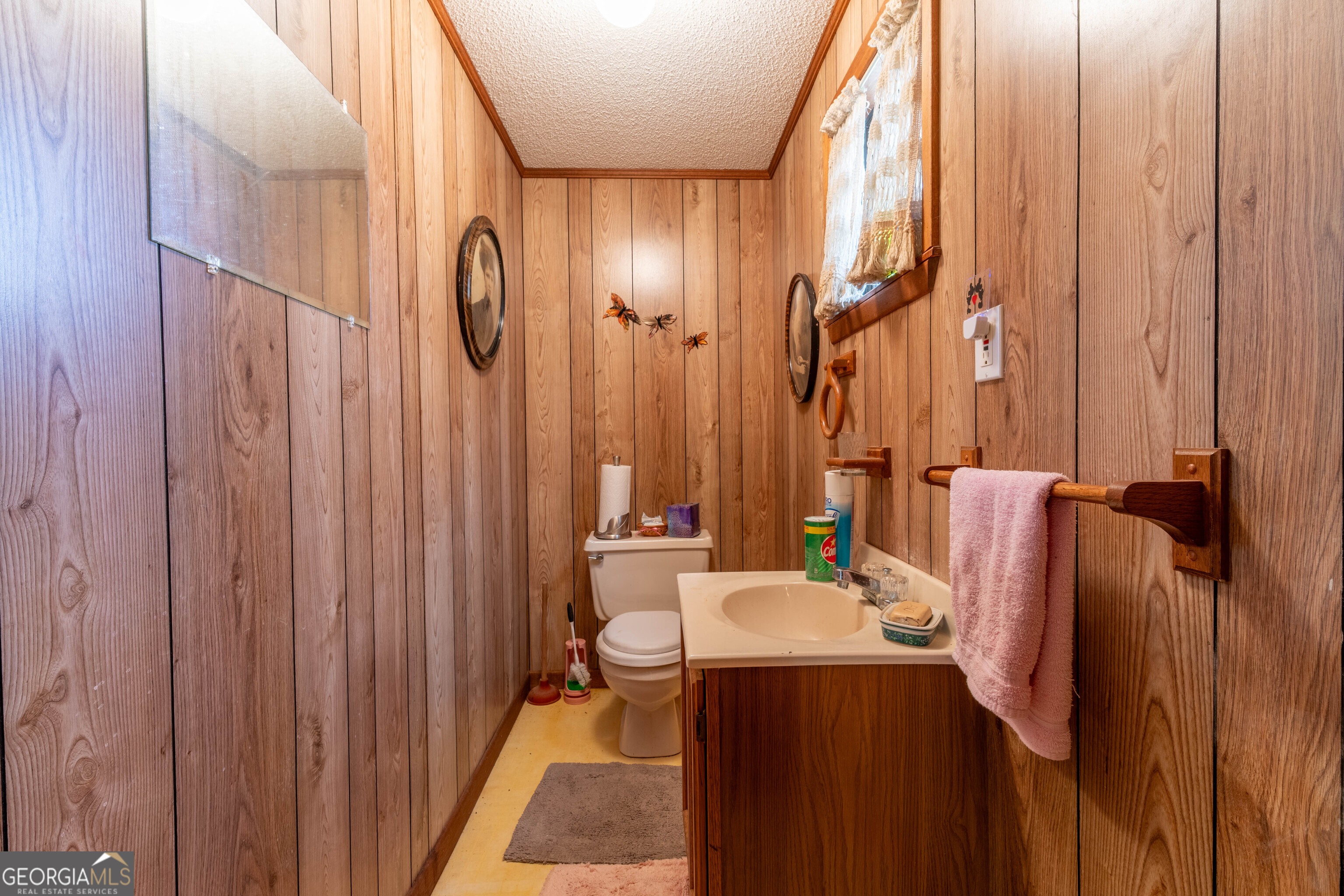 300 Sandy Gap Road Murphy, NC 28906 - Photo 47 of 48 a bathroom with a sink a mirror and a shower