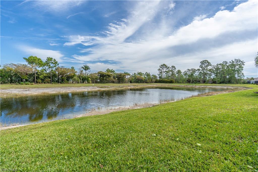 3549 Canopy Circle Naples, FL 34120 - Photo 42 of 50 a view of a lake with houses in the back