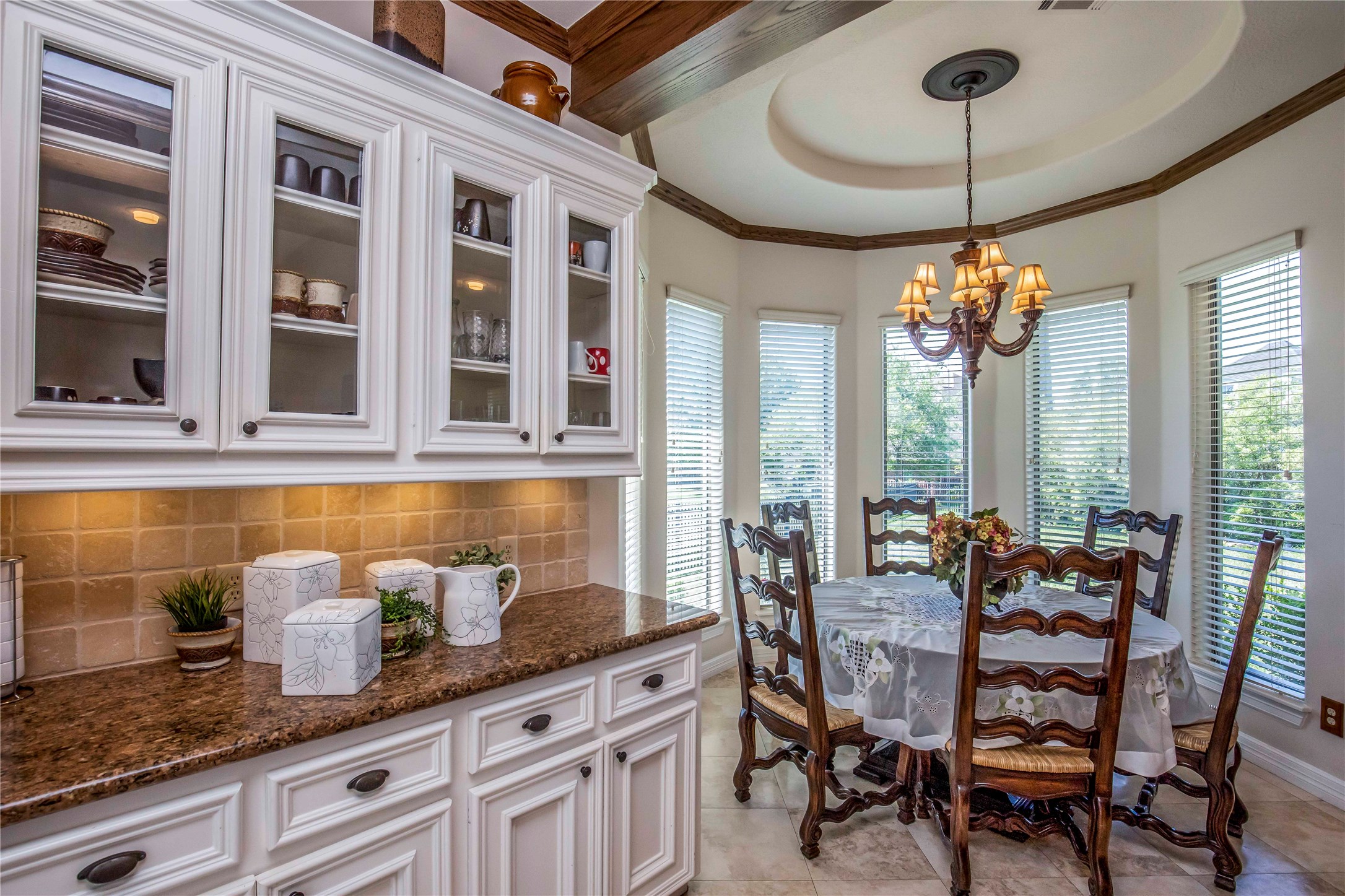 25219 Hideaway Run Drive Spring, TX 77389 - Photo 17 of 45 a dining hall with furniture and large windows