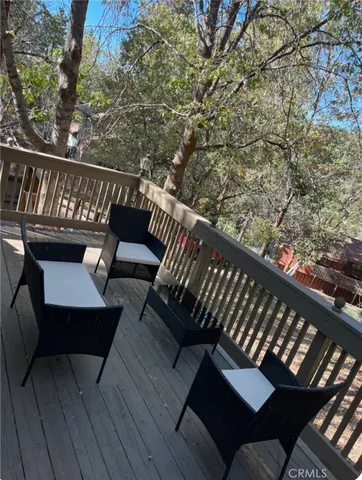 a view of a couches in the balcony