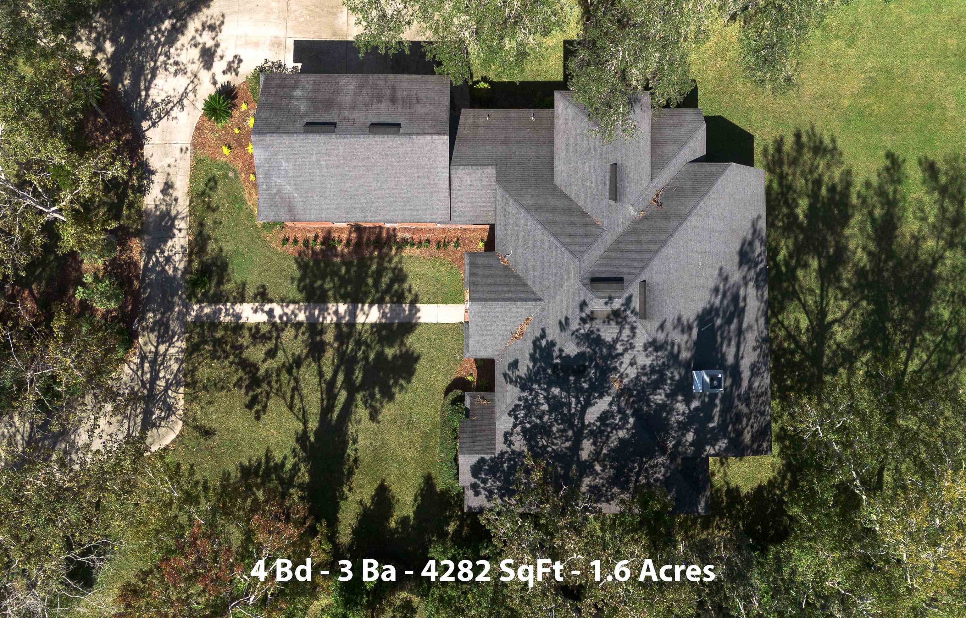 3593 Westover Road Fleming Island, FL 32003 - Photo 4 of 71 aerial view of a house with a yard