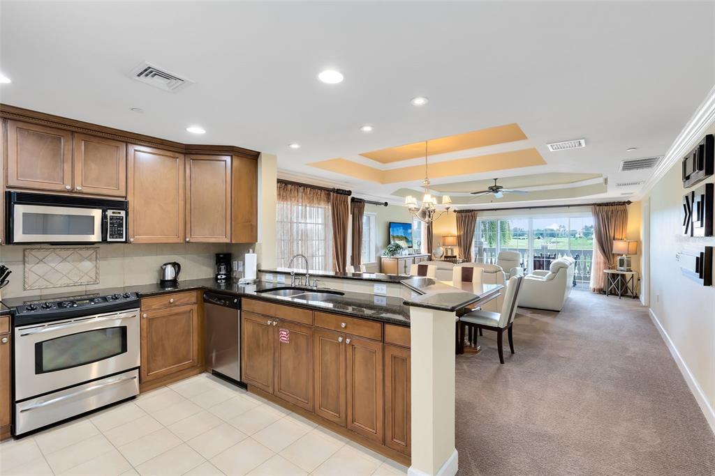 1360 Centre Ct Ridge Drive, Unit 201 Reunion, FL 34747 - Photo 12 of 29 a kitchen with lots of counter top space