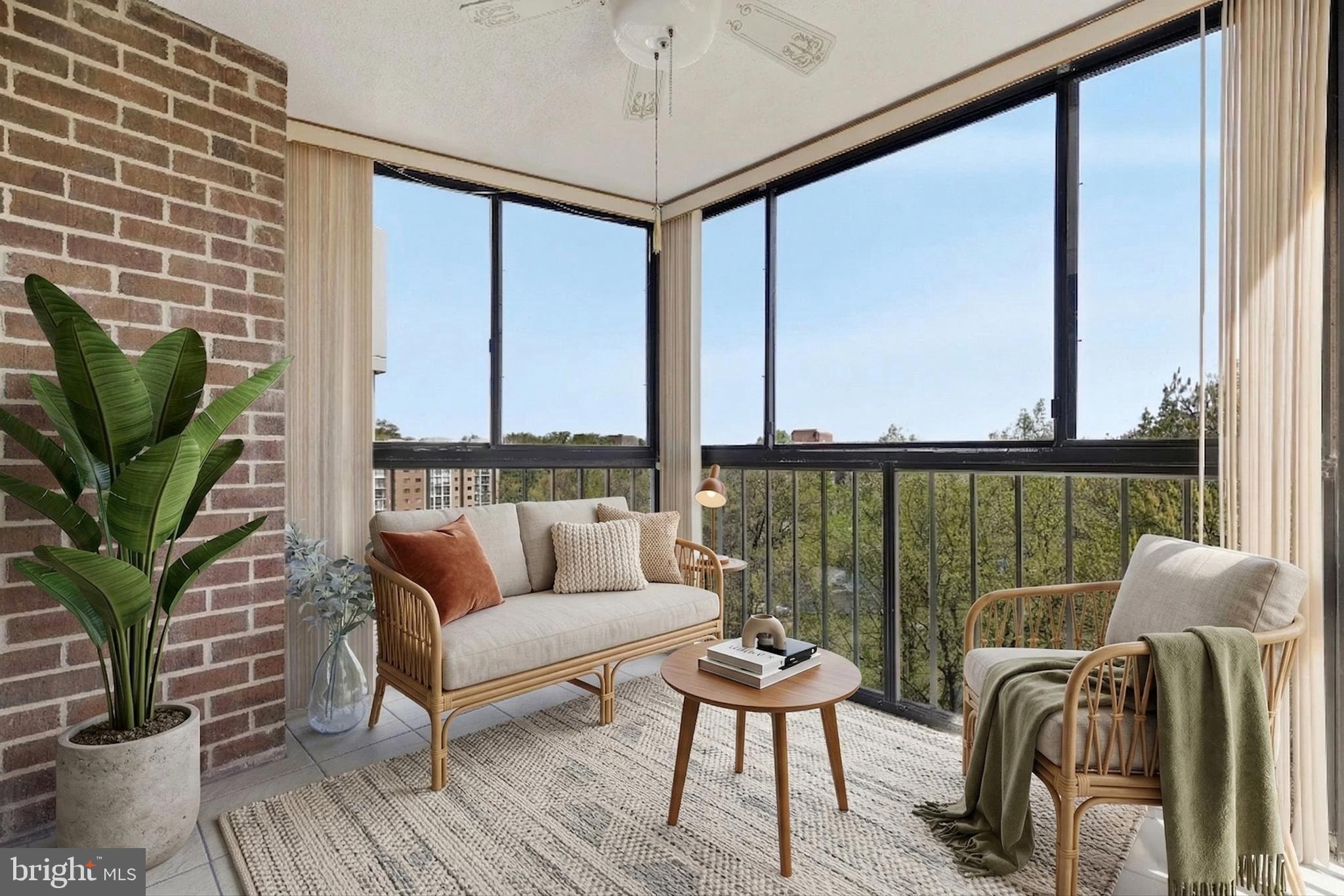 15107 Interlachen Drive, Unit 21006 Silver Spring, MD 20906 - Photo 11 of 29 Balcony (Virtual)