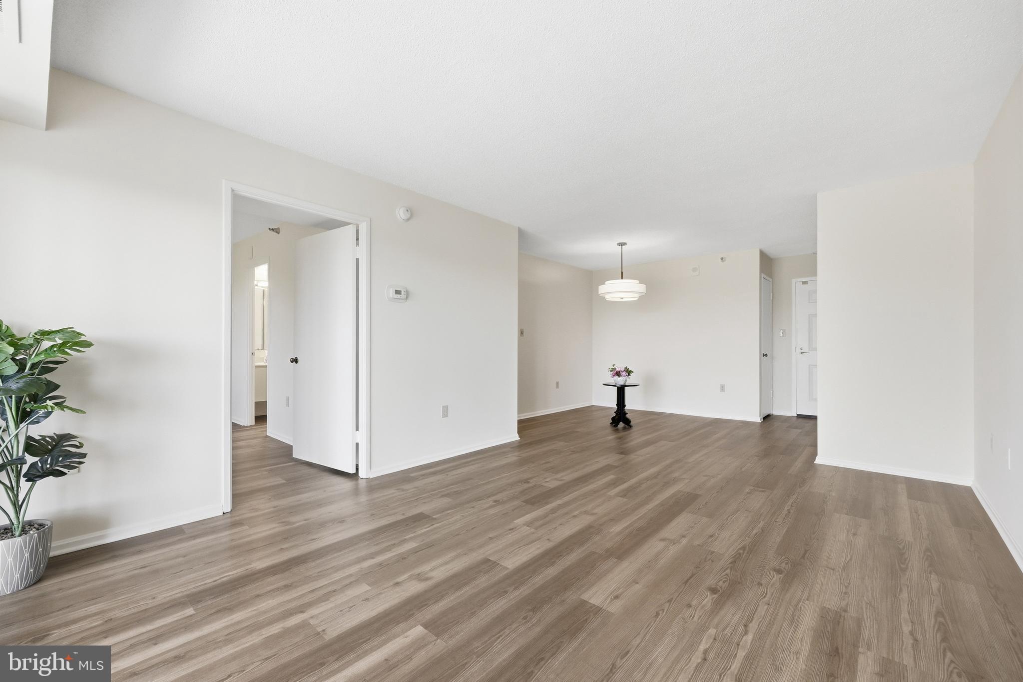 15107 Interlachen Drive, Unit 21006 Silver Spring, MD 20906 - Photo 9 of 29 Living room into Dining Room