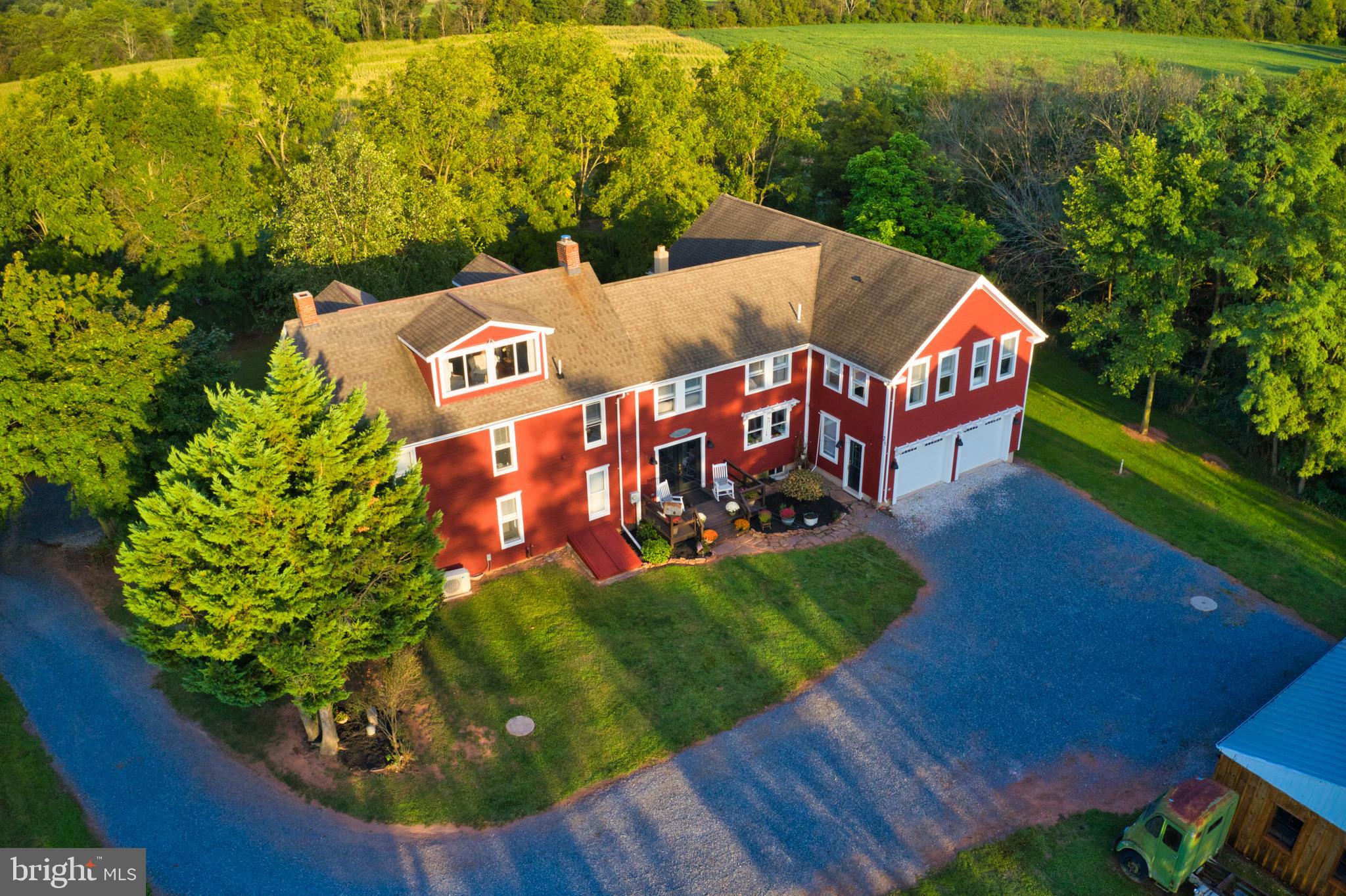 573 Spangler School Road Gettysburg, PA 17325 - Photo 17 of 101 West aerial view/owners' entrance