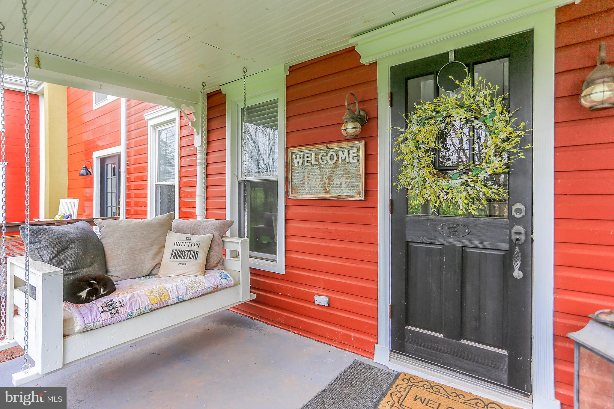 573 Spangler School Road Gettysburg, PA 17325 - Photo 8 of 101 Covered porch/Airbnb entrance